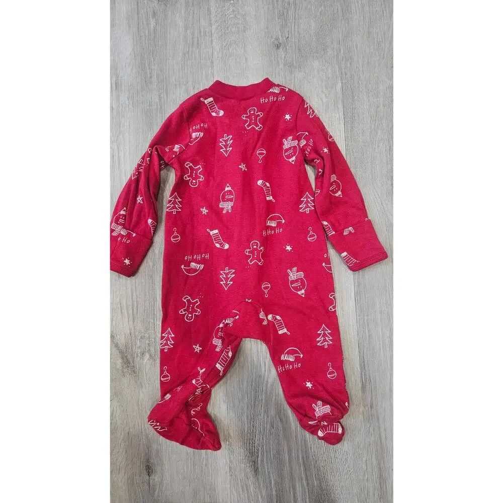 Carter's 3 Month Old Baby Clothes Pack of Three Onesies Christmas Bundle